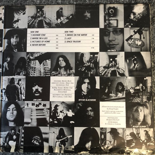 LP VINYL DEEP PURPLE MACHINE HEAD TPSA 7504 UK 1ST PRESS 1972 & POSTER VG+/VG+ - Picture 6 of 18