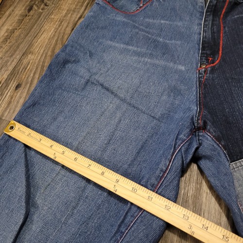 Jeans Akademiks uomo taglia 38X29 BLU denim hip hop (manca il bottone) - Foto 10 di 18