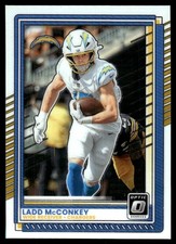 Ladd McConkey 2025 Donruss Optic #26 Chargers NFL READ FREE SHIP AutographDen