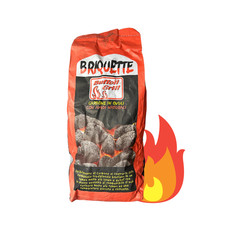 Carbonella in Ovuli con Amidi Naturali Bricchette Barbecue Carbone Sacco 3kg