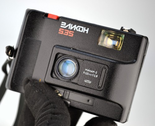 1992 BELOMO RARE SOVIET USSR "ELIKON-535" COMPACT camera, FULL SET (3) - Picture 9 of 10