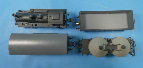 JOUEF HO 8295 ETAT TANK LOCO+2 PIKO SNCF WAGONS+JOUEF ALGECO WAGON -VINTAGE - Picture 7 of 8