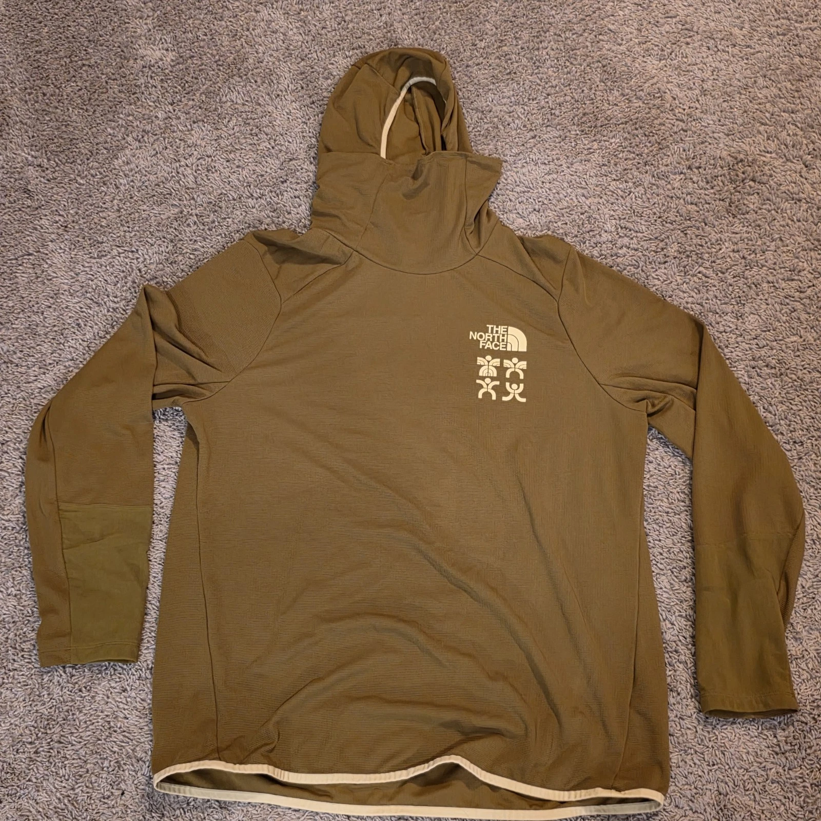 North Face Train Hooded Shirt Men's XL