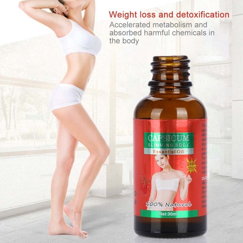 30ml Fat Burner Slimming Essential Oil Massage Hot Body Wrap Oil Weight Loss - Bild 2 von 13