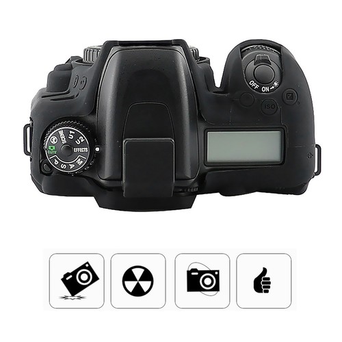 Funda protectora de silicona suave para cámara Nikon D5500 D5600 - Imagen 5 de 7