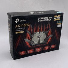 TP-LINK Archer AX11000 Tri-Band Wi-Fi 6 Gaming Router - Black/Red