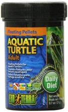 Exo Terra Adult Aquatic Turtle Food, Floating Pellets 0.7 Ounce Pack of 1