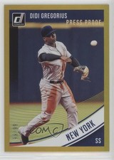 2018 Panini Donruss Press Proof Gold 99/99 Didi Gregorius #130 0w8