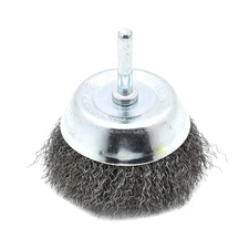 S1842 2-Inch Wire Cup Brush 1/4-Inch Shank - Fine Crimped Wire 4500 RPM