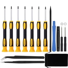 15 in 1 Torx Screwdriver Set with T3 T4 T5 T6 T8 T10 Security Torx screwdrive...