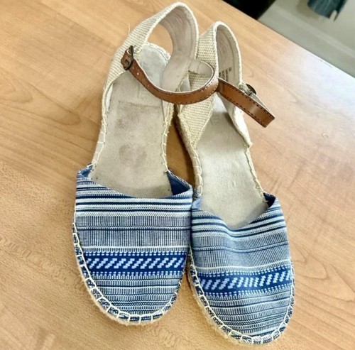 Shoes Sandals wedge woman’s size 10 boho sheek - Picture 2 of 7