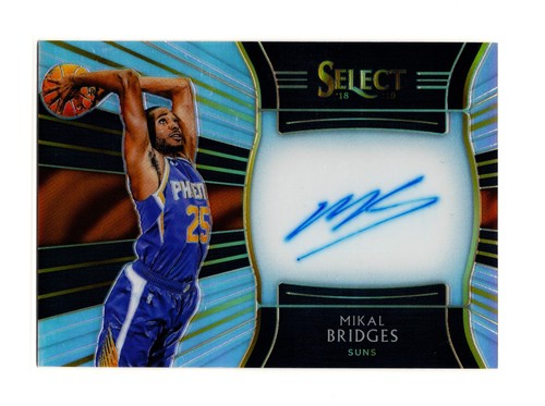 Mikal Bridges #MKB 2018 Panini Select Rookie Signatures card