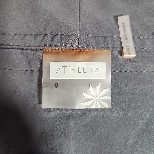 Athleta Skirt Womens 8 Gray All Terrain Stretch Pockets Hiking Activewear - Picture 4 of 7