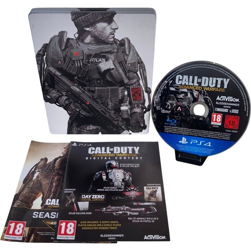PS4 SteelBook Call Of Duty Advanced Warfare Atlas Edición Limitada Libre de Región - Imagen 2 de 8