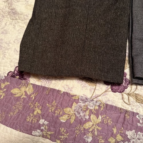 Alan Flusser Pants Mens 34Wx 32L Dbl Pleated Dress Pants LOT OF 3 Nice - Foto 2 di 12