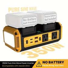 350W Pure Sine Wave Power Inverter for Dewalt...