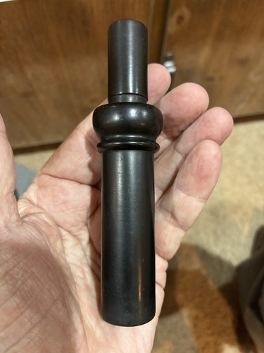 Vintage Olts Pre D-2 Duck Call Old Model Hard Rubber Rocker Toneboard Round Hole - Foto 2 di 4