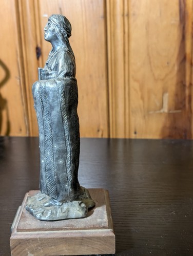 Michael Ricker 9" Pewter Sculpture 1997 Cochise Indian Legends COA #548/800 - Picture 5 of 8