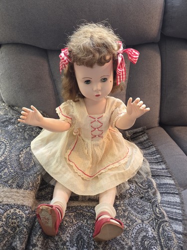 Vintage 1950s Madame Alexander Mary Ellen Doll Altered Beauty Mark And Eyebrows - Picture 17 of 20