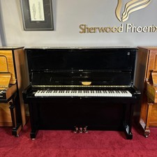 Steinway & Sons Model K Upright Piano (2004) Black| VIDEO | Sherwood Phoenix