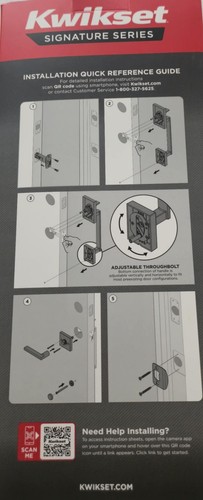 Kwikset 98150-013 Prescott Front Door Handle Only Stain Nickiel NEW - Picture 2 of 3