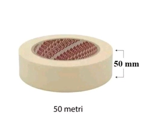 36 ROTOLI NASTRO CARTA GOMMATA 50mm X 50 mt ADESIVO PITTURA IMBALLAGGIO SCOTCH - Foto 2 di 2