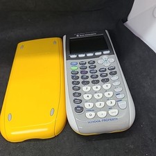 TI-84 Plus Silver Edition Graphing Calculator-With Covers -Tested & Working #92