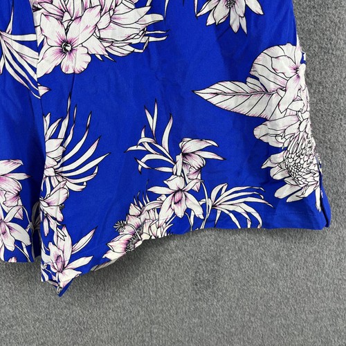 Yumi Kim Romper Womens Medium Floral Silk 3/4 Sleeve V Neck Tie Waist Summer - Picture 20 of 22