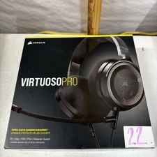 CORSAIR VIRTUOSO PRO Wired Open Back Streaming/Gaming Headset - Black