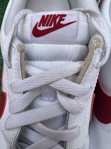 Nike Cortez Basic Leather Forrest Gump Mens Shoes White Red Size 10 819719-103 - Picture 20 of 20