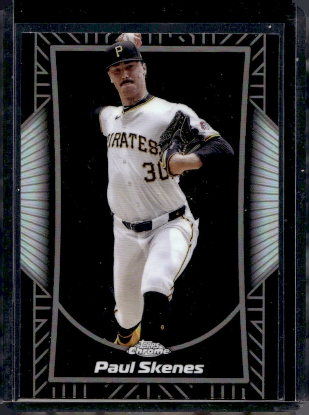 2025 Topps Chrome Paul Skenes Shadow Etch #SE-9 Pirates