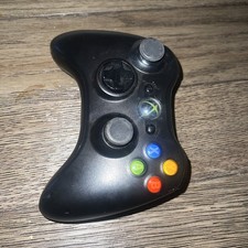 Microsoft Xbox 360 Wireless Controller Black  Offical
