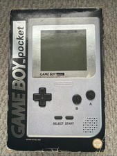 Nintendo Game Boy Pocket Silver MGB-001, Boxed