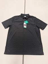 Greg Norman ML75 Golf Polo Shirt Mens Size XL Black Performance NWT NEW