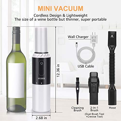 XREXS Handheld Vacuum Cordless, Portable Hand Held Car Vacuum Cleaner with High - Picture 6 of 6