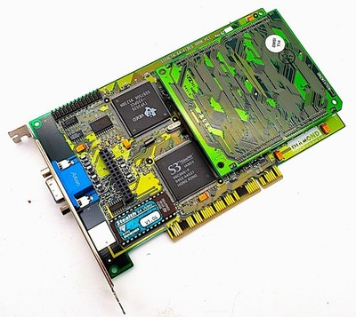 Diamond Stealth 64 S3 Vision 968 PCI 4MB Video Graphics Card w/ Memory Upgrade
