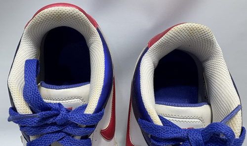 Women's Nike Air Prestige II Low-Top Sneaker Red White & Blue Size 9 - Picture 5 of 8