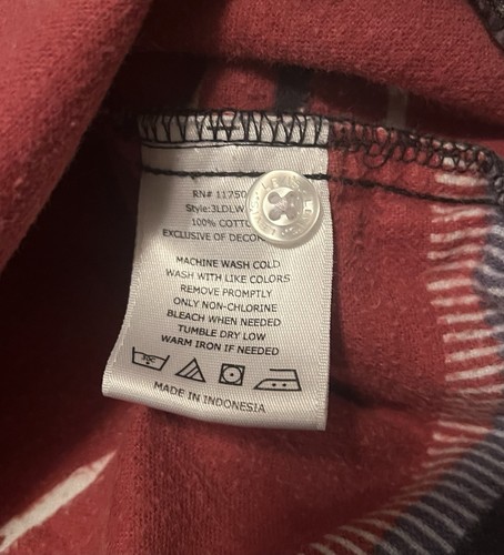 LEVIS Mens 2XL LS Shirt Aztec Pattern Cloth Lining-Charcoal Gray-Pearl Snap - Picture 6 of 10