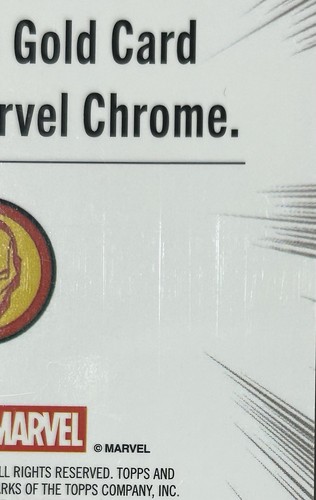 2025 Topps Chrome Marvel #IM-8 Iron Man Gold The Invinsible Iron Man #1 (item B) - Bild 9 von 10