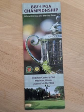 88th PGA Championship Pamphlet Signed By Mike Weir