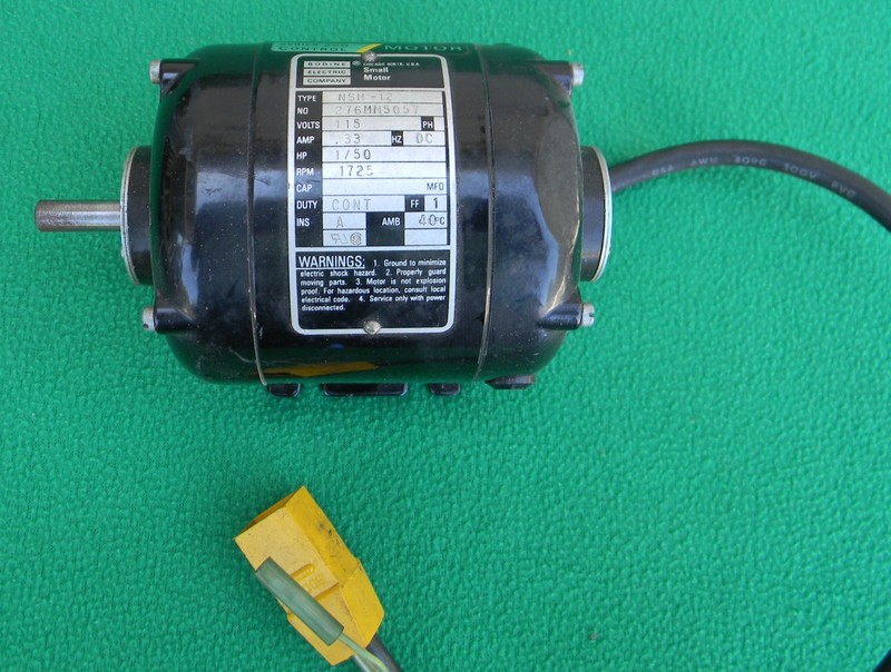 Bodine Electric Company Motor NSH- 12  15V 1/50 HP 1725 RPM .33 Amps