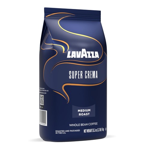 Lavazza Super Crema Caffè Intero in Grani, Espresso Medio Tostatura, Arabica e Rob... - Foto 9 di 9