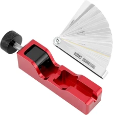 Universal Spark Plug Gap Tool with Dual Marked Stainless-Steel Feeler Gauges