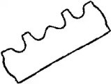 71-33661-00 ENGINE ROCKER COVER GASKET VICTOR REINZ FOR PEUGEOT 106 I,106 II,106 - Picture 2 of 5