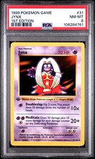 1999 POKEMON GAME 1ST ED #31 JYNX PSA 8