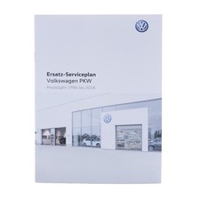 Original VW PKW Serviceheft Ersatz-Serviceplan Deutsch 1986 bis 2018 5N0012705SB