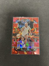 2024 Panini Select WNBA Jackie Young Red Cracked Ice Prizm Concourse #38 Aces