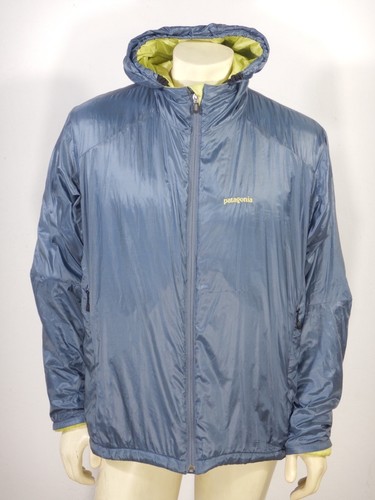 Vintage Patagonia Herren MICRO PUFF JACKE Blau Grau DISTRESSED Größe MEDIUM