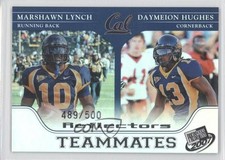 2007 Press Pass Teammates Reflectors /500 Marshawn Lynch Daymeion Hughes #88 2un