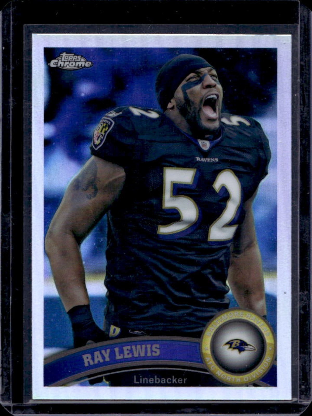 2011 Topps Chrome Ray Lewis Refractor #2 Ravens